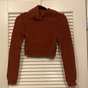 FreePeople crop turtleneck like new!